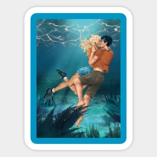 Underwater Kiss Sticker